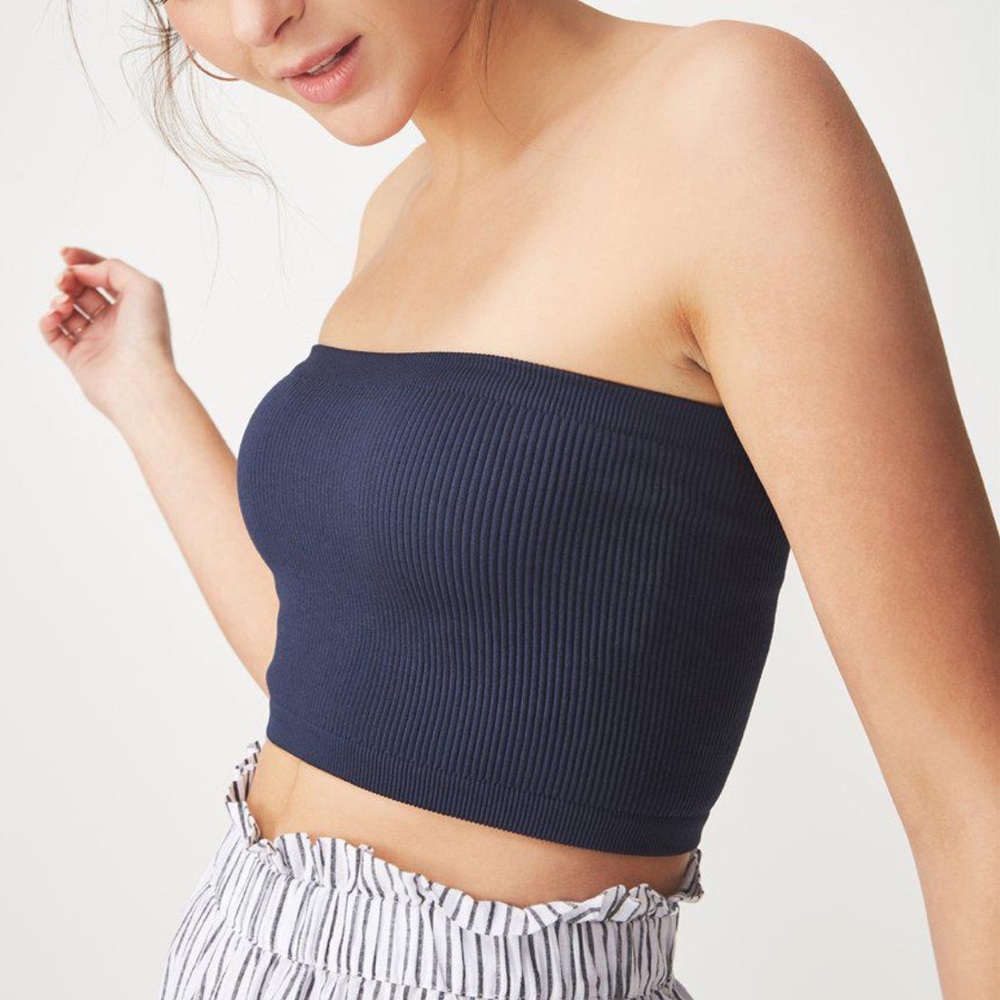 NAVY TUBE TOP